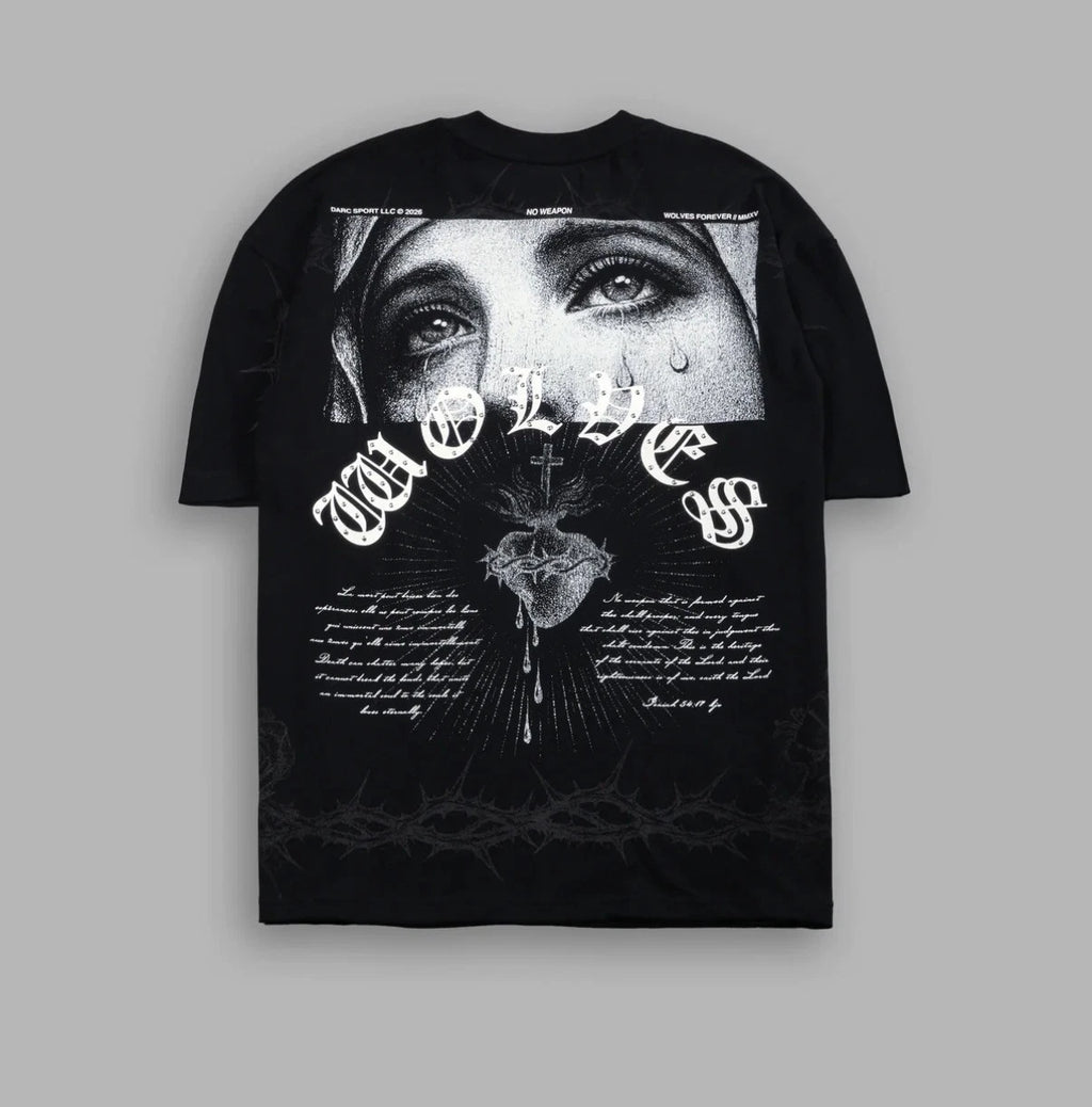 DARC SPORT NO WEAPON SANCTIFIED VIRGIN MARY SHIRT - medium