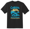 California beach earthly paradise Black or white tee shirt