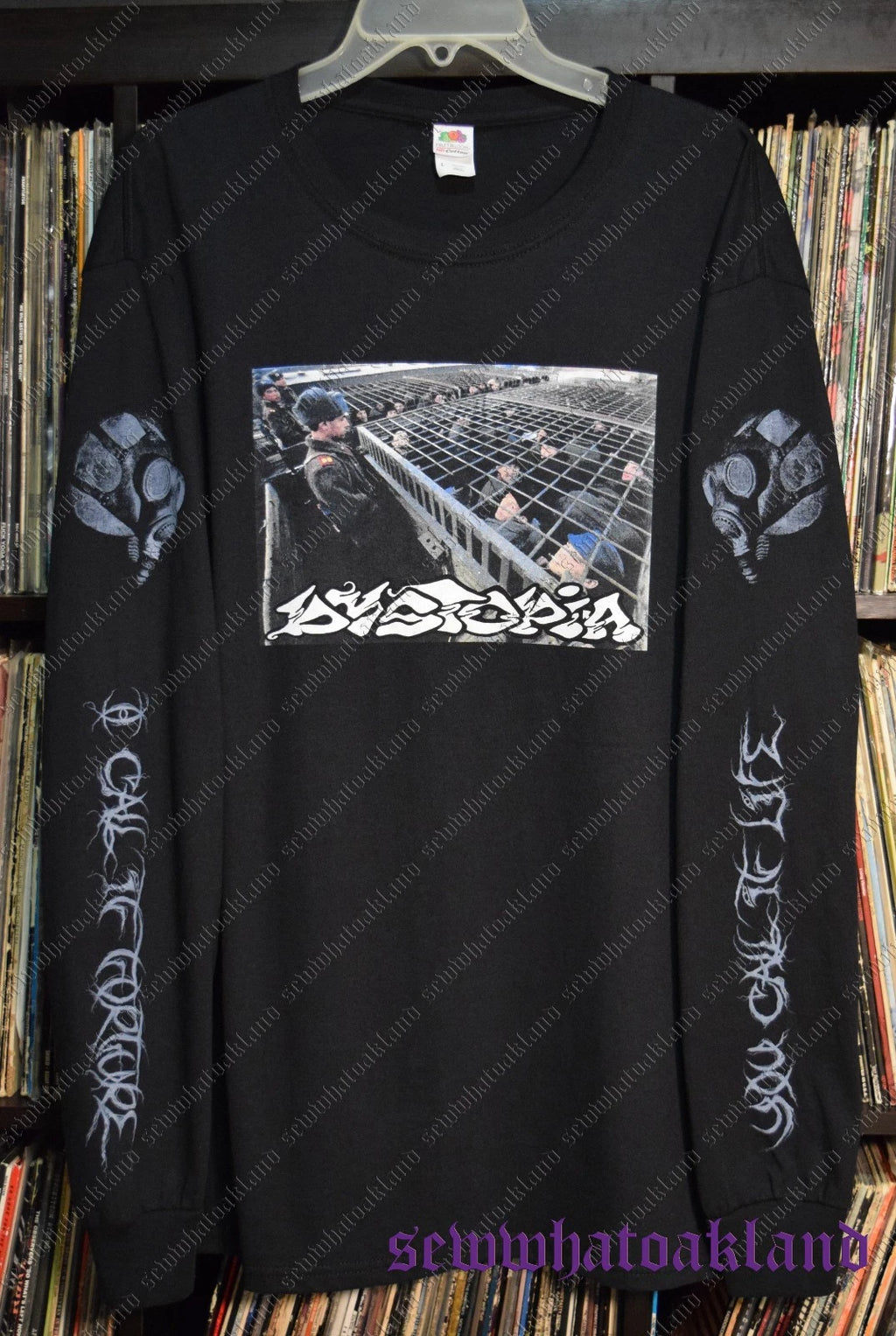 DYSTOPIA Band New Official Long Sleeve "Socialized Death Sentence" Punk Crust