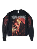 CROPPED 2003 CRADDLE OF FILTH BLACK METAL FOR BASTARDS SHIRT LARGE SIZE
