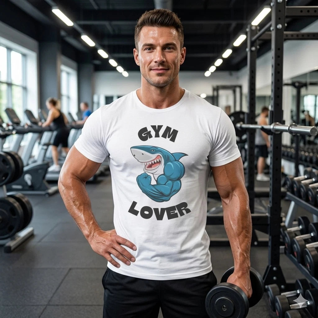 Funny Gym Lover T-shirts for Men Women Graphic Tee Oversized Classic Gifts Her