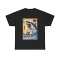 Japanese Jaws T shirt Vintage Poster Retro Movie Unisex Heavy Cotton Shark Week