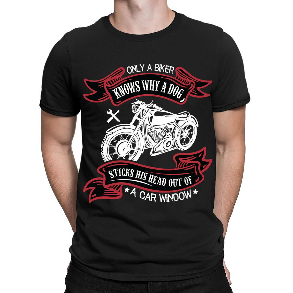 Only A Biker Knows Funny Motorcycle Motorbike Mens Womens T-Shirts Top #TA-38