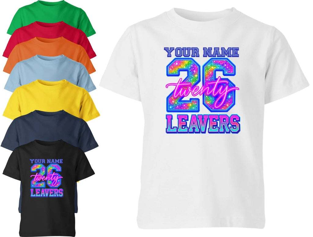 Personalised Leavers Shirt 2026 Kids School Leavers Unisex T-Shirt Boys Girls