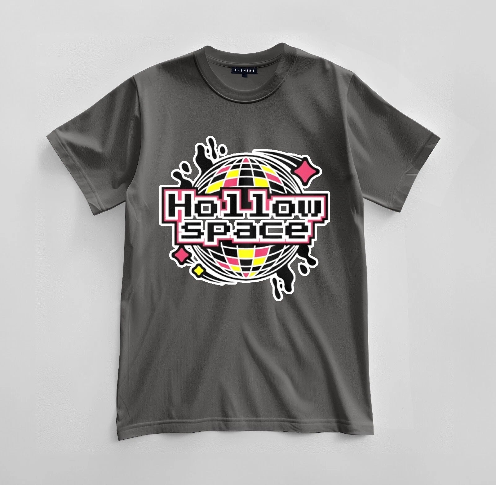 Custom Hollow Space Graphic T-shirt Design Unisex Jersey Short Sleeve Tee