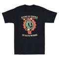 Hang In There It Gets Worse Funny Bomb Cartoon Meme Quote Vintage Men's T-Shirt