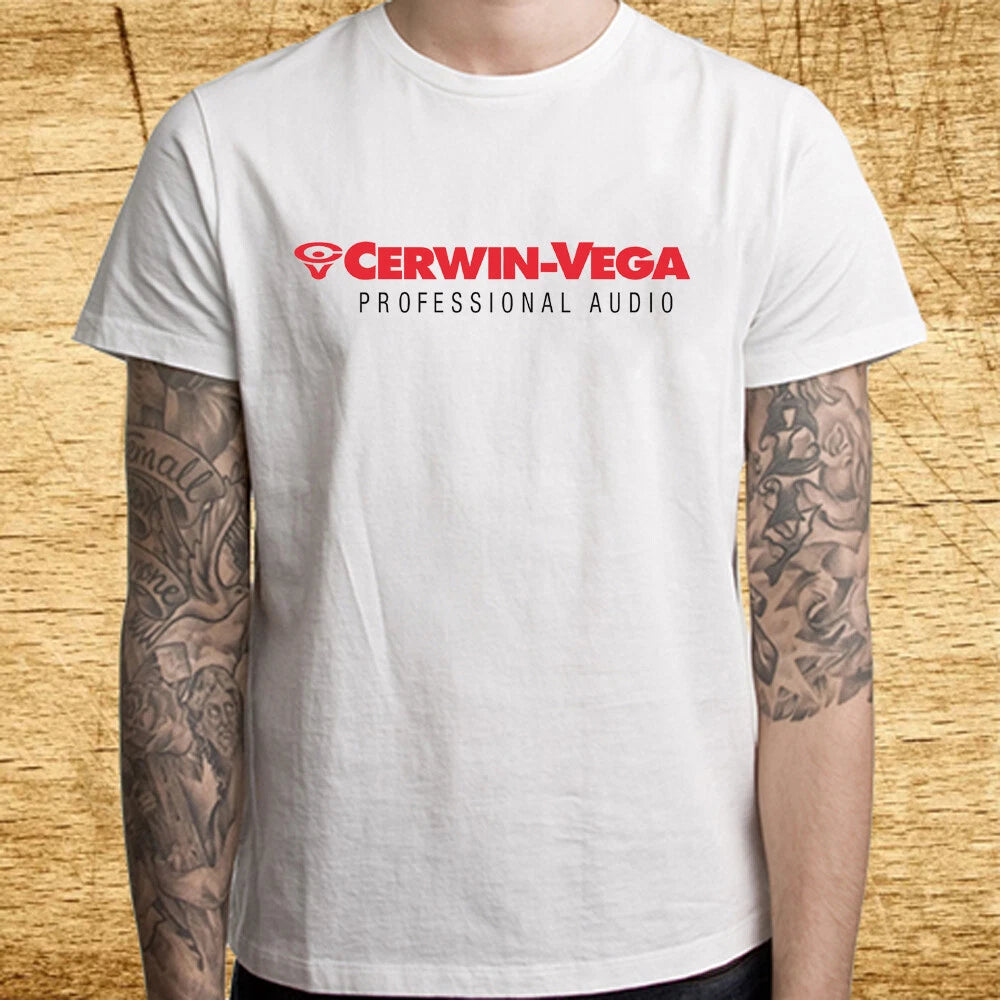 Cerwin Vega Professional Audio Men's White Size S-5XL