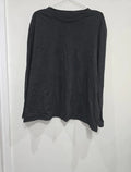 George Men's Black Long Sleeve T-Shirt XXL 100% Cotton Crew Neck Basic Tee Top