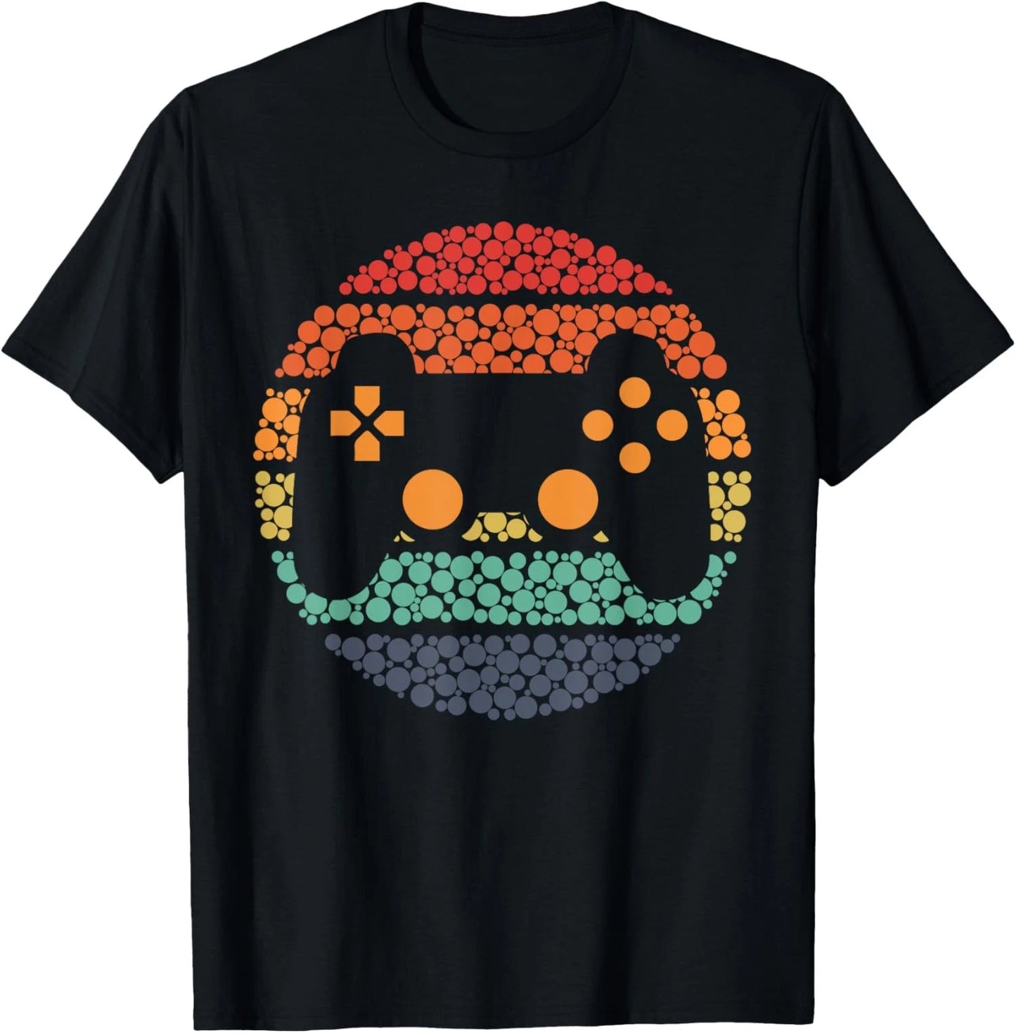 Colorful Dot Day Gamer Boys Game Controller Fun Unisex T-Shirt