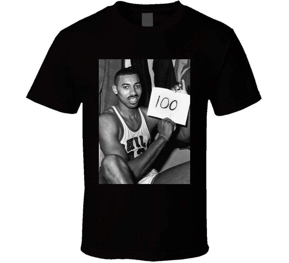 Wilt Chamberlain 100 Basketball T Shirt