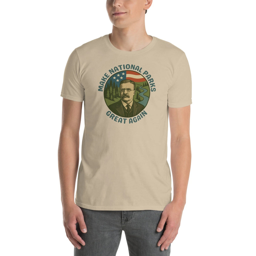 National Parks T-shirt Featuring Theodore Roosevelt.