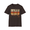Impala 64 Retro Sunset Car T-Shirt Classic Lowrider Graphic Tee