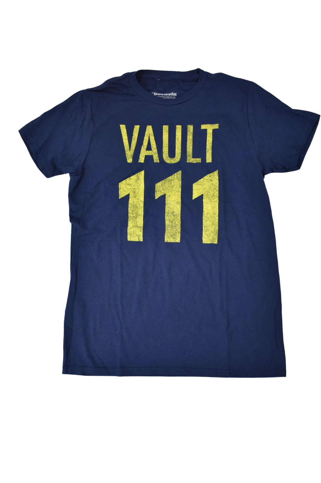 Fallout Mens Vault 111 Distressed Print Shirt NWT Small