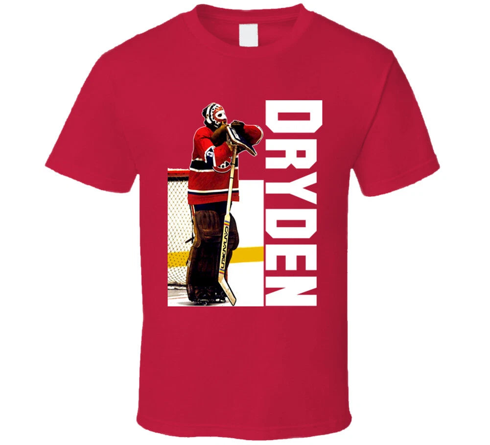 Ken Dryden Montreal Classic Goalie Pose T Shirt