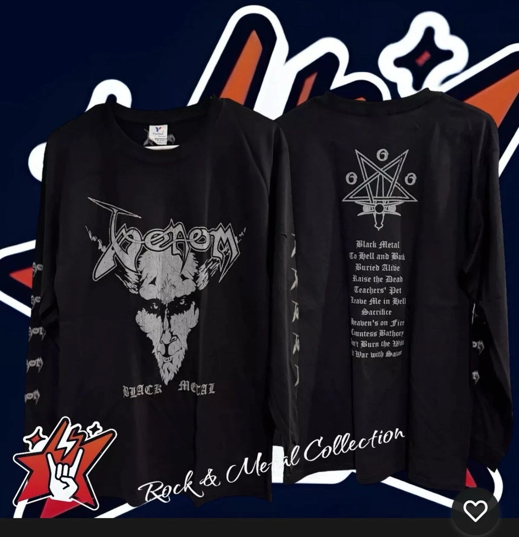 Venom T-Shirt New Short and Long Sleeve Possessed Celtic Frost Bathory