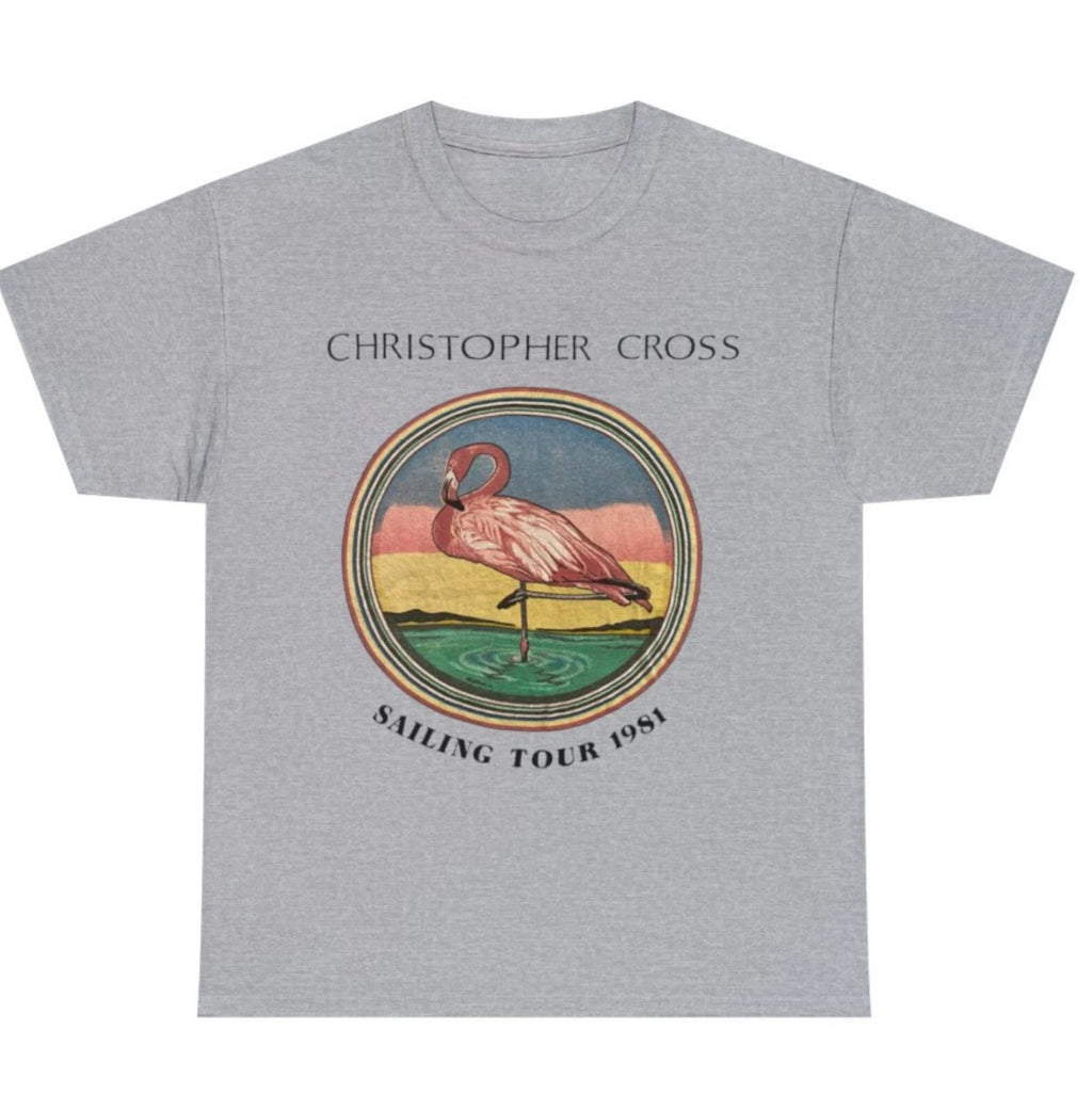 CHRISTOPHER CROSS 1981 Tour vintage T SHIRT Size S M L 2345XL
