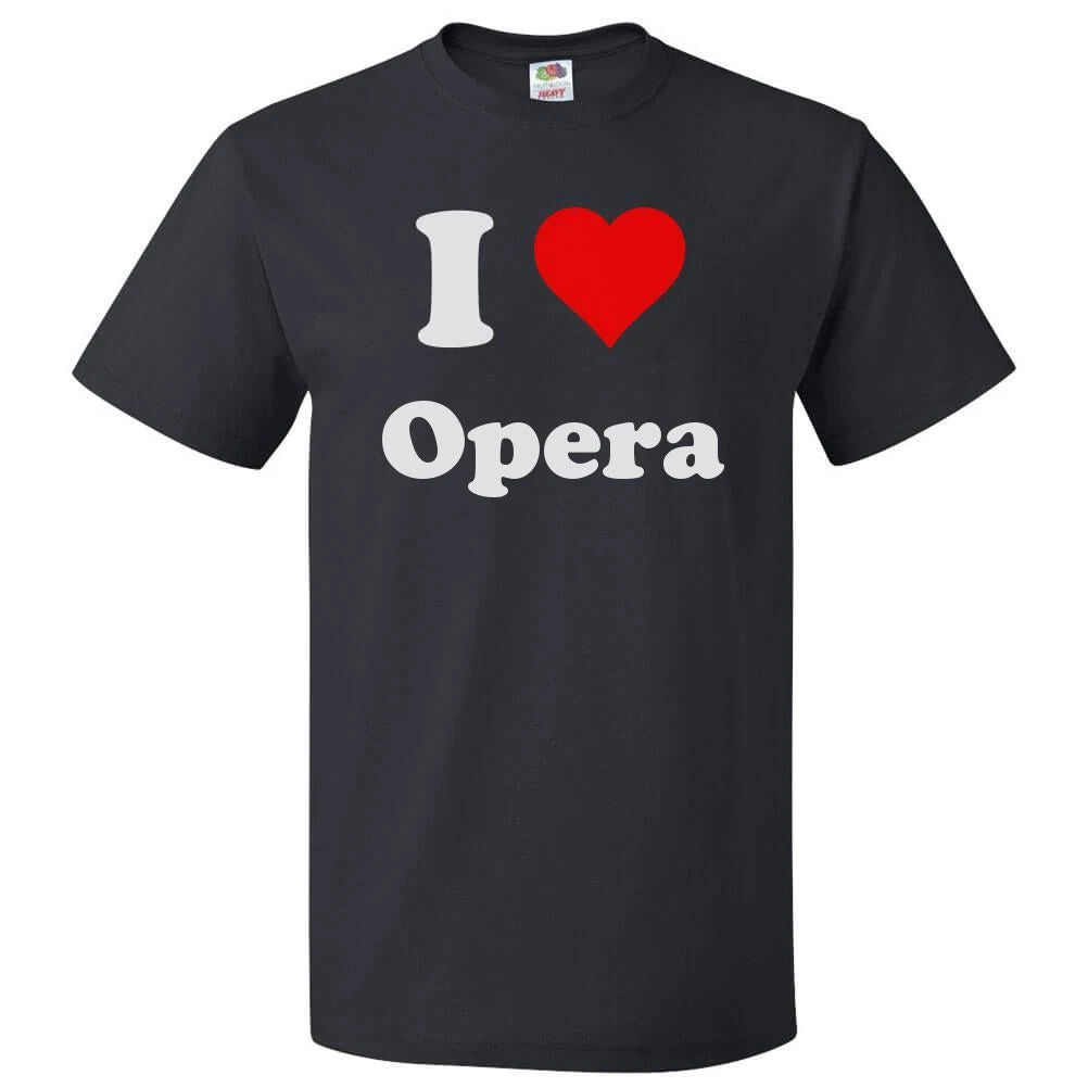 I Love Opera T shirt I Heart Opera
