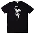 Tribal Dragon Dragon Dragon Tattoo Mystical Motif Cotton T-Shirt
