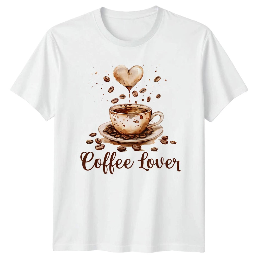 Coffee Lover T-Shirt Coffee Enthusiast Birthday Gift For Him And Her