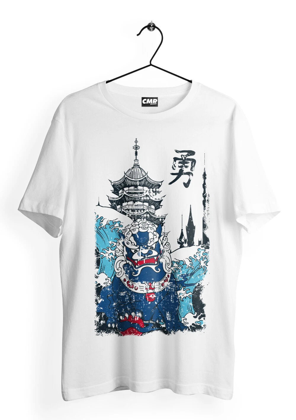 Urban Japan Style Japanese Culture T-Shirt Oversized White