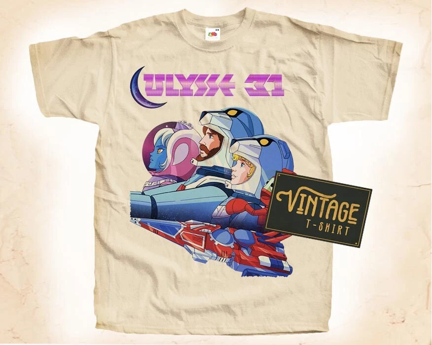 Ulysse 31 V1 T SHIRT Tee Movie Poster Vintage Natural Shirt sizes S - 5XL