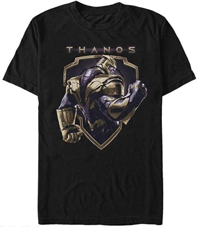 Men's Avengers: Endgame End Game Thanos Classic Shield T-Shirt Tee