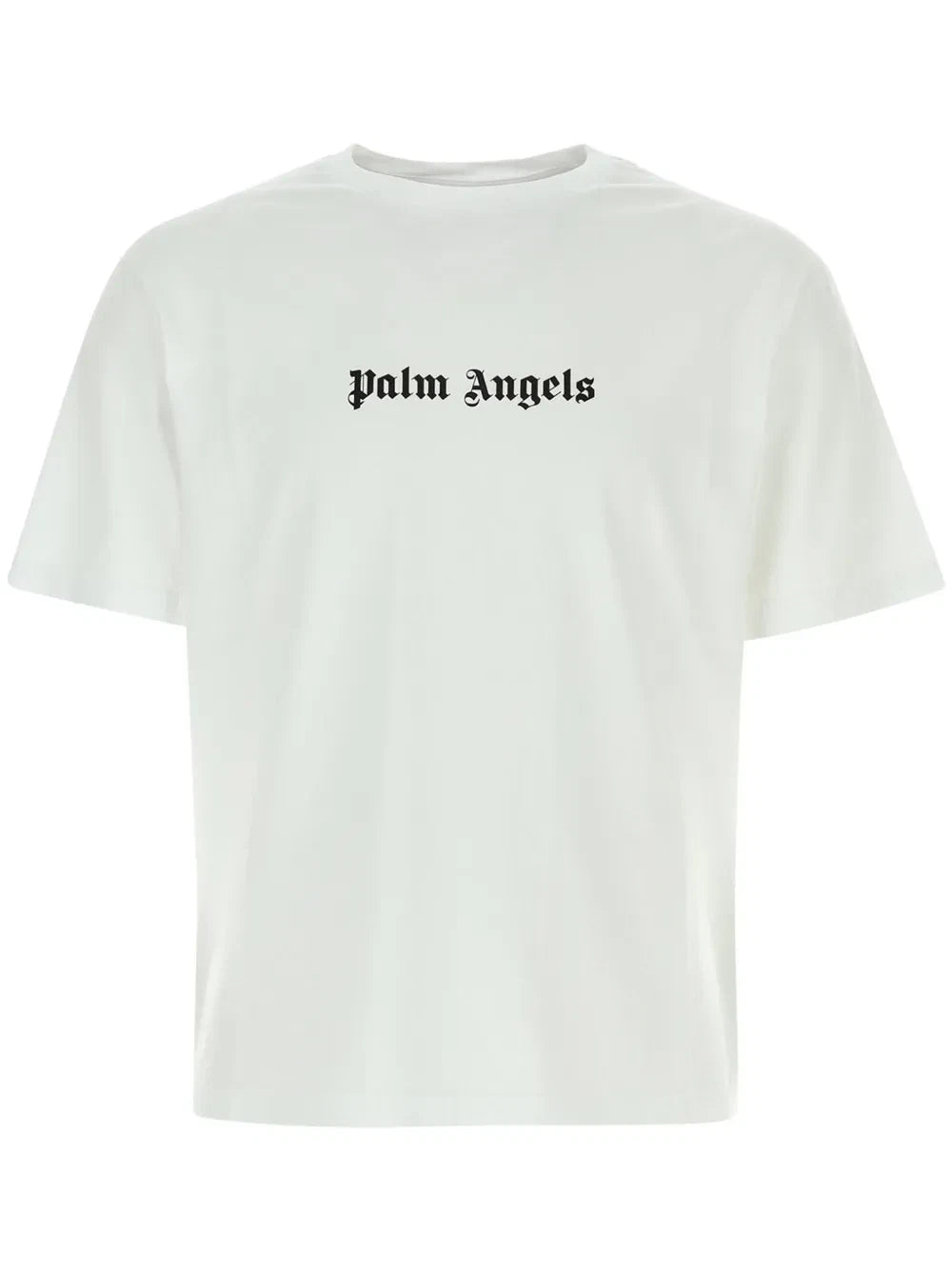 Palm Angels Logo slim Fit Cotton Graphic White T-Shirt