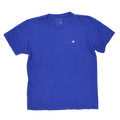 Adidas Men's Blue Crew Neck Short Sleeve Cotton T-Shirt Size L