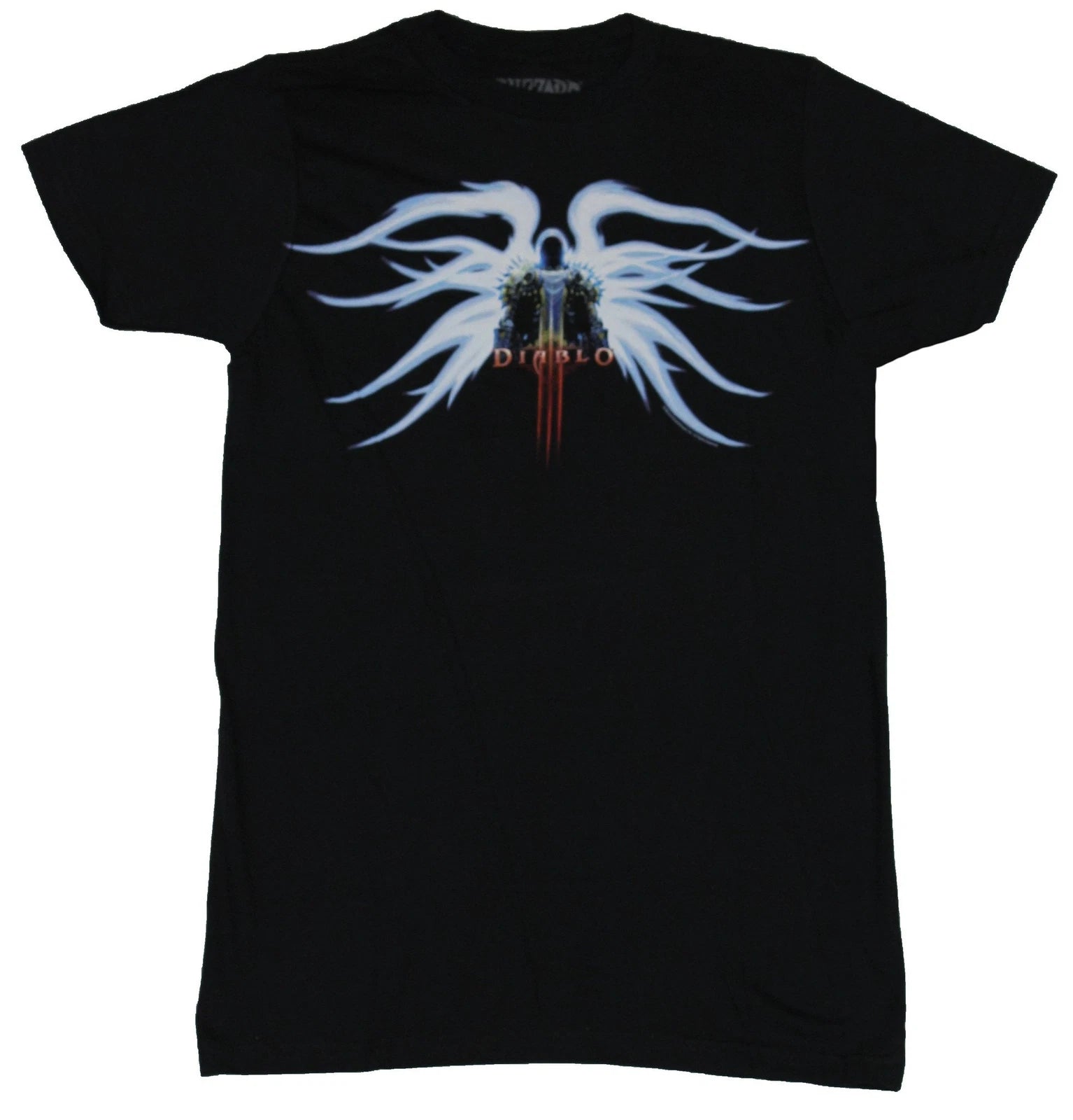 Diablo III Adult New T-Shirt  - Smokey Wings Game Pic Box Art
