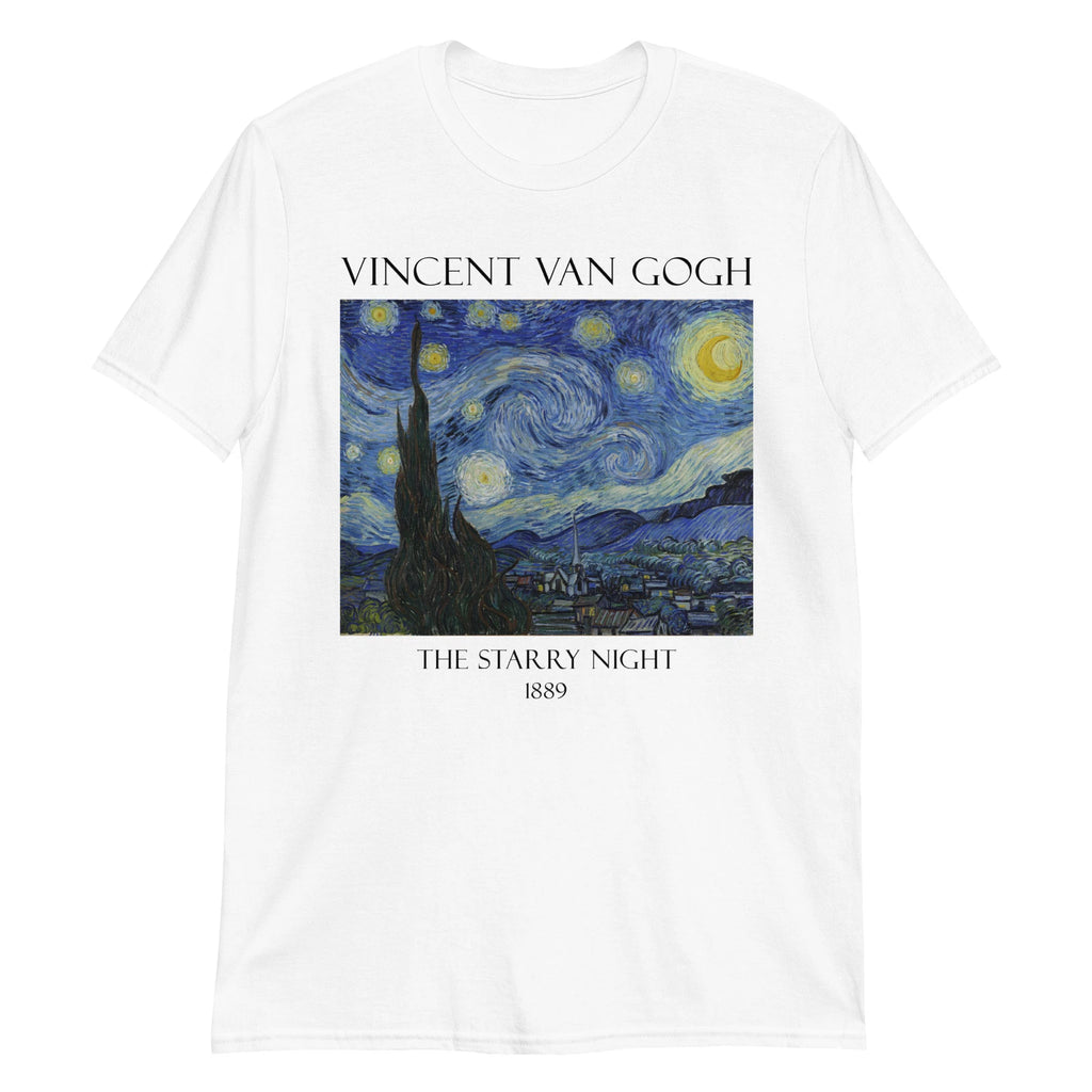 Van Gogh Starry Night  Unisex T-Shirt, Classical Art Masterpiece, Fine Arts Gift