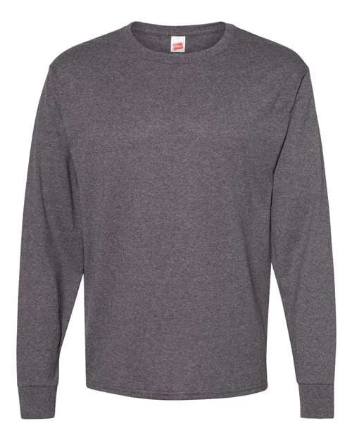 Hanes Essential-T Long Sleeve T-Shirt 5286 | 23 Colors S-3XL