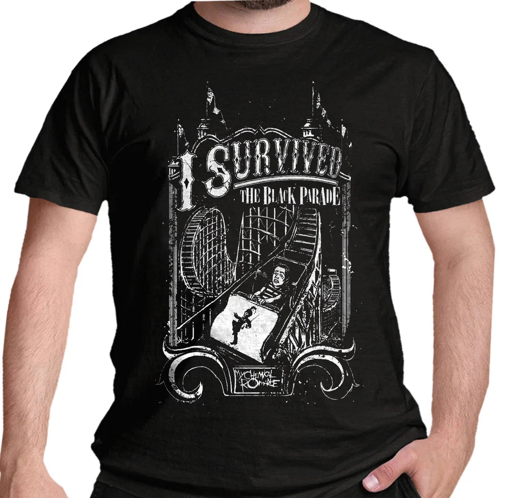 Official Chemical Romance Survived Black Parade Mcr 2x Tee (1)
