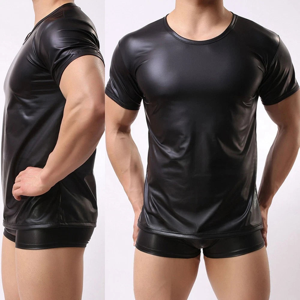 Fashion Daily Men T-Shirts Tops Tee Tights Black Breathable Comfortable