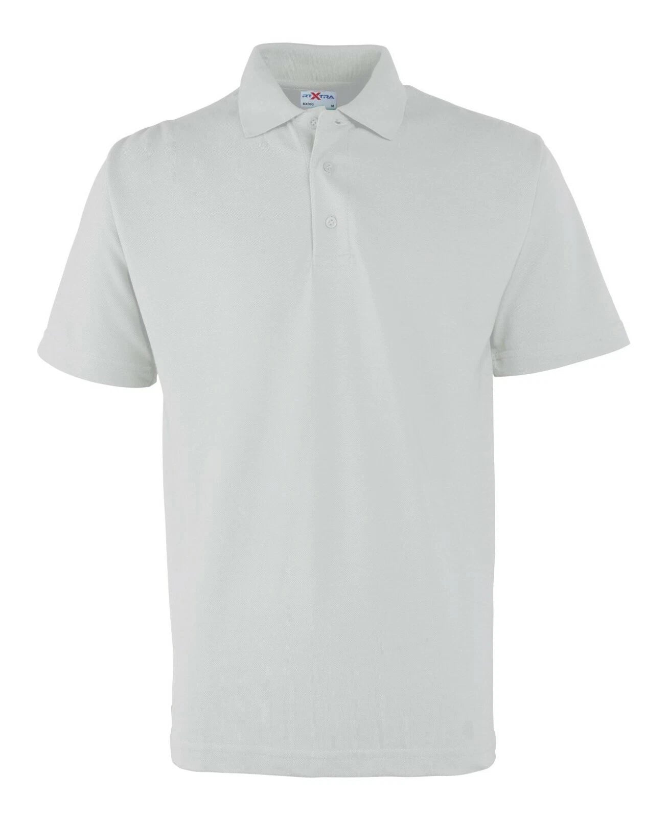 Mens big man size WHITE polo shirt 3XL XXXL  XL RTXTRA RX100 NEW