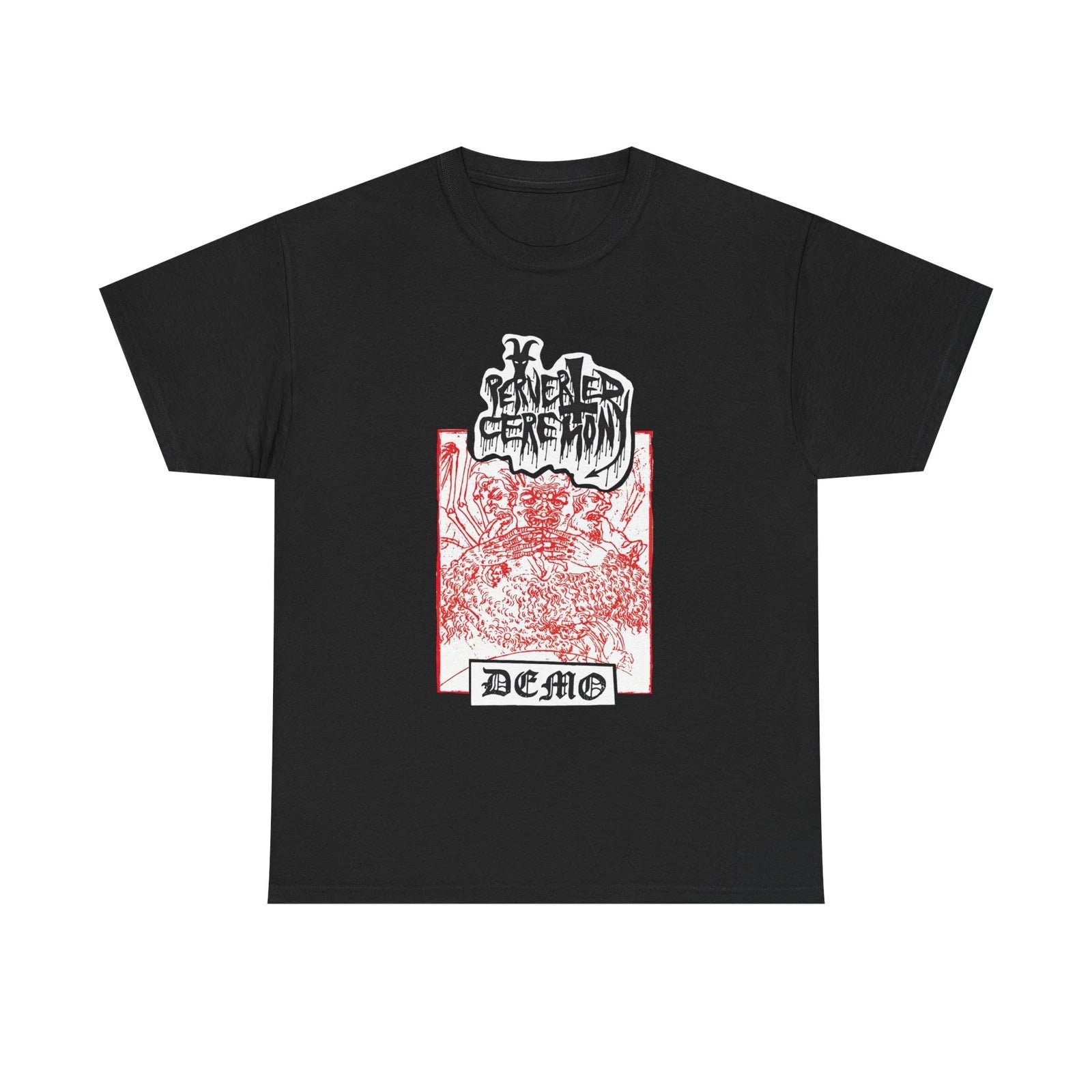 Perverted Ceremony - Demo Shirt | Occult Black Death Metal Belgium