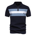 Men's Short Sleeve Slim Fit Polo Shirts Knitted Shirts Casual Golf Shirt