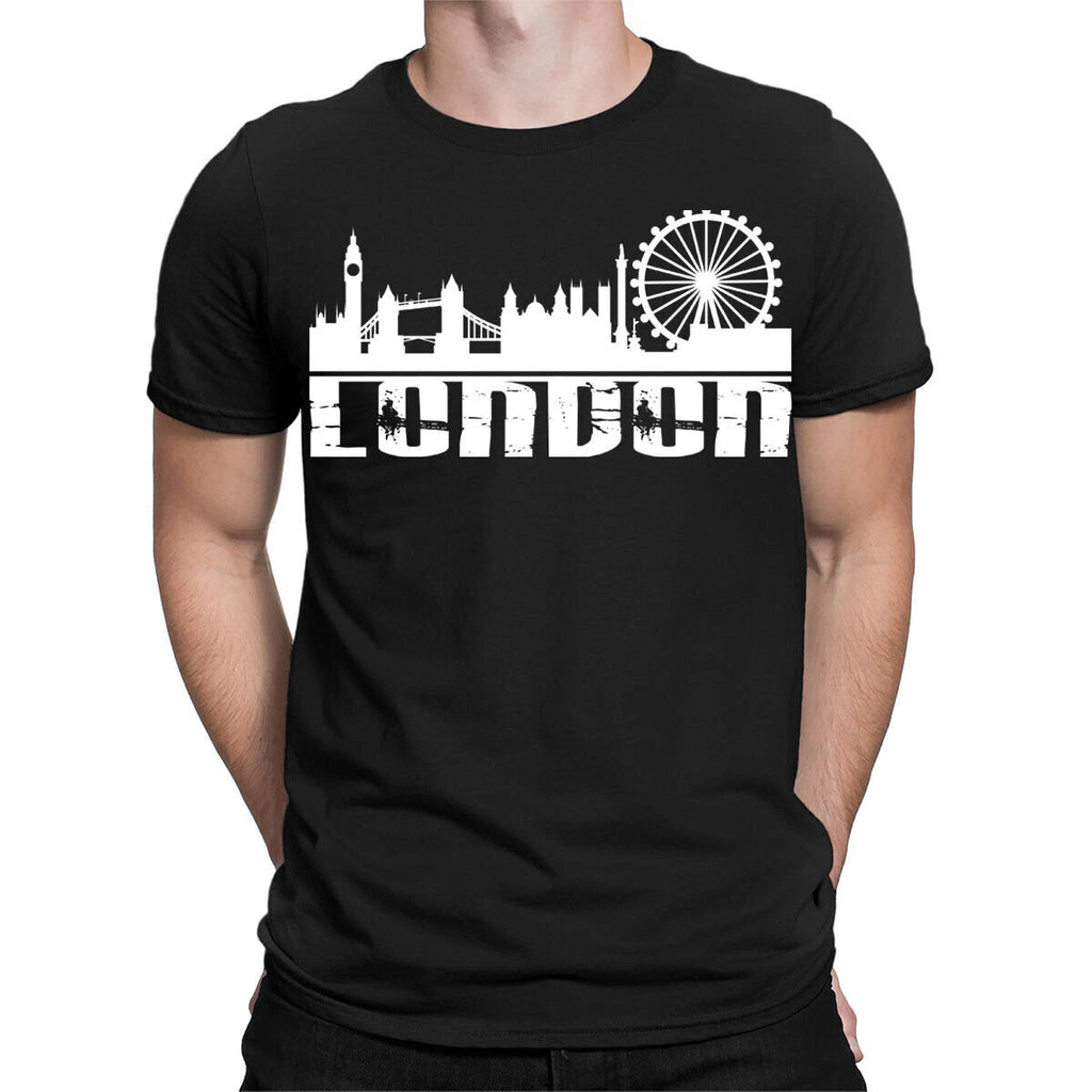 London Skyline England UK Tower Souvenir Cute Gift Mens T-Shirts Tee Top 3#TA-51