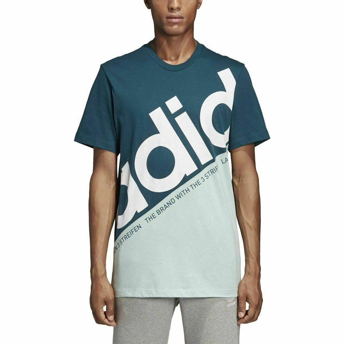 Adidas Originals Pete CL T-Shirt Utility Green/Veruti Men's Medium Large XL 2XL