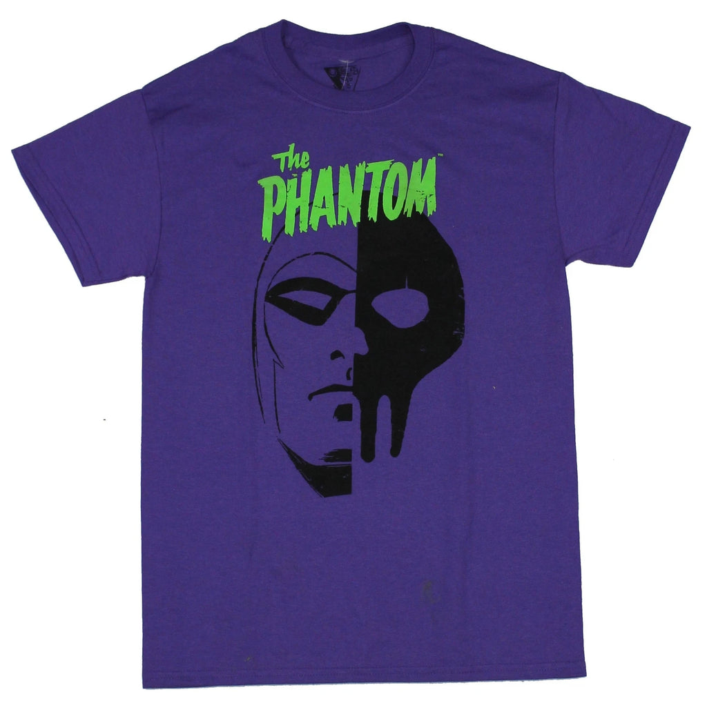 The Phantom Adult New T-Shirt - Phantom Skull Mask Logo Pic