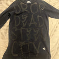 Drop Dead Brand Long Sleeve Crop T-Shirt Size Small