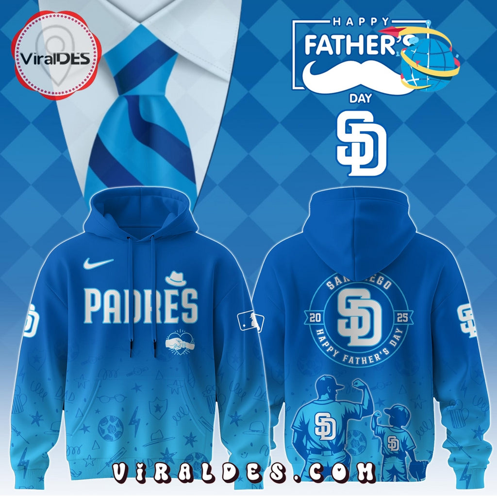 San Diego Padres 2025 Father’s Day Hoodie, Long Pants