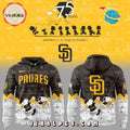 San Diego Padres 75th Anniversary of Peanuts Brown Hoodie