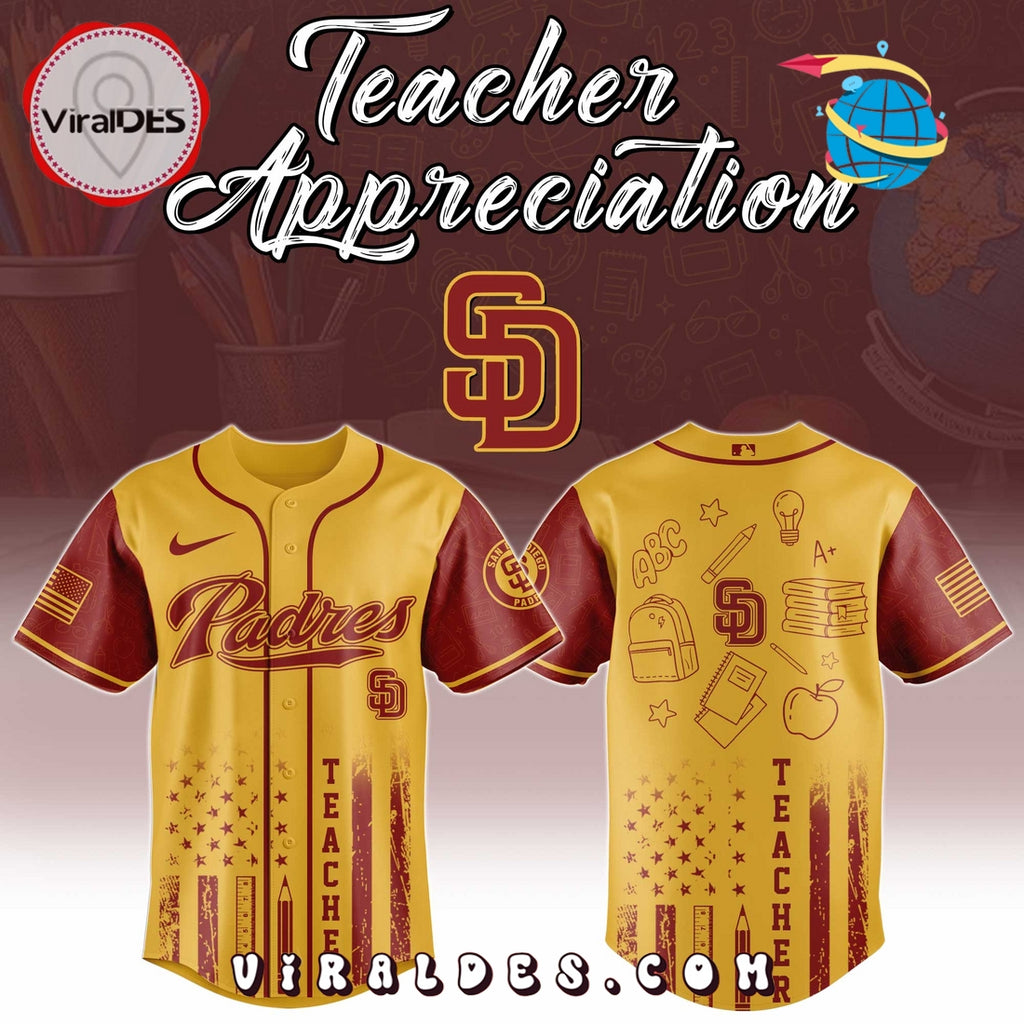 San Diego Padres MLB x Teacher Appreciation Day Jersey