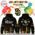 San Diego Padres x 2025 Juneteenth Freedom Day Hoodie, Long Pants