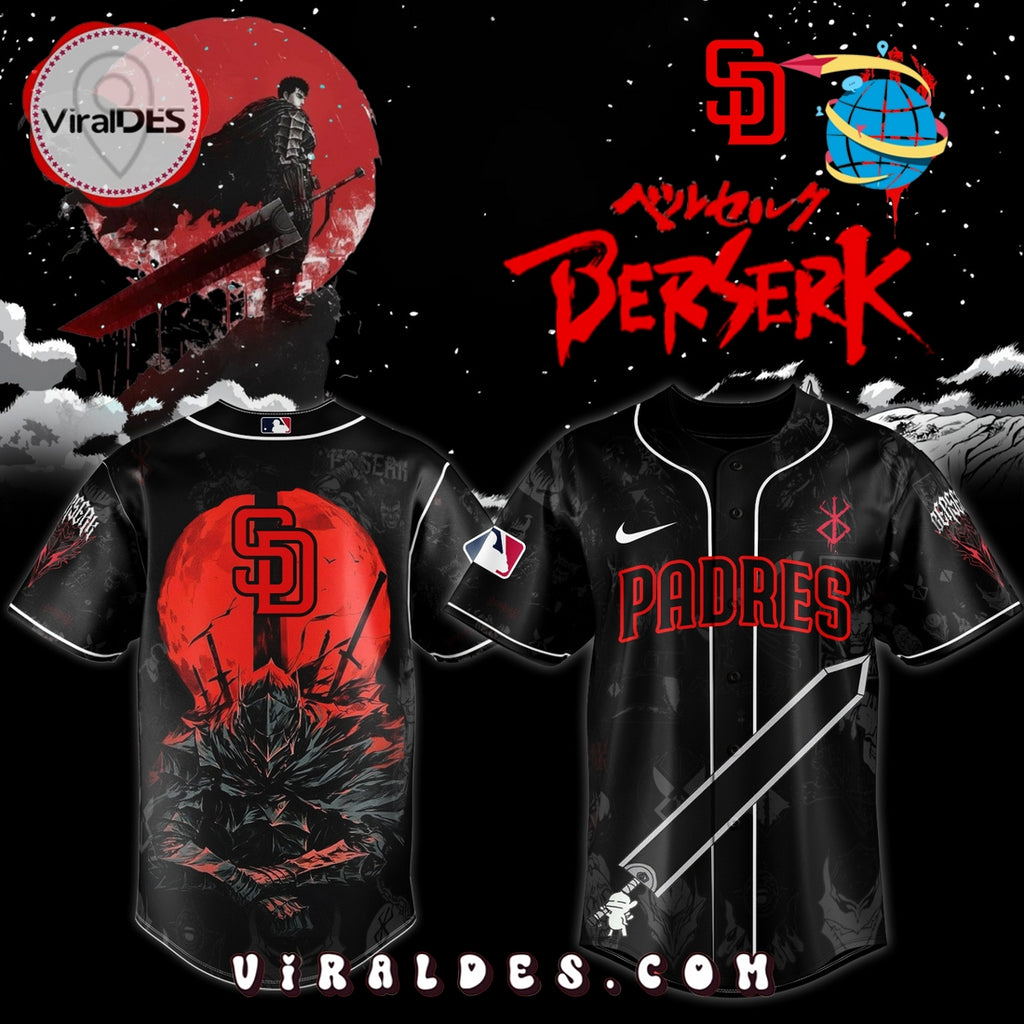 San Diego Padres x Berserk Limited Edition Baseball Jersey