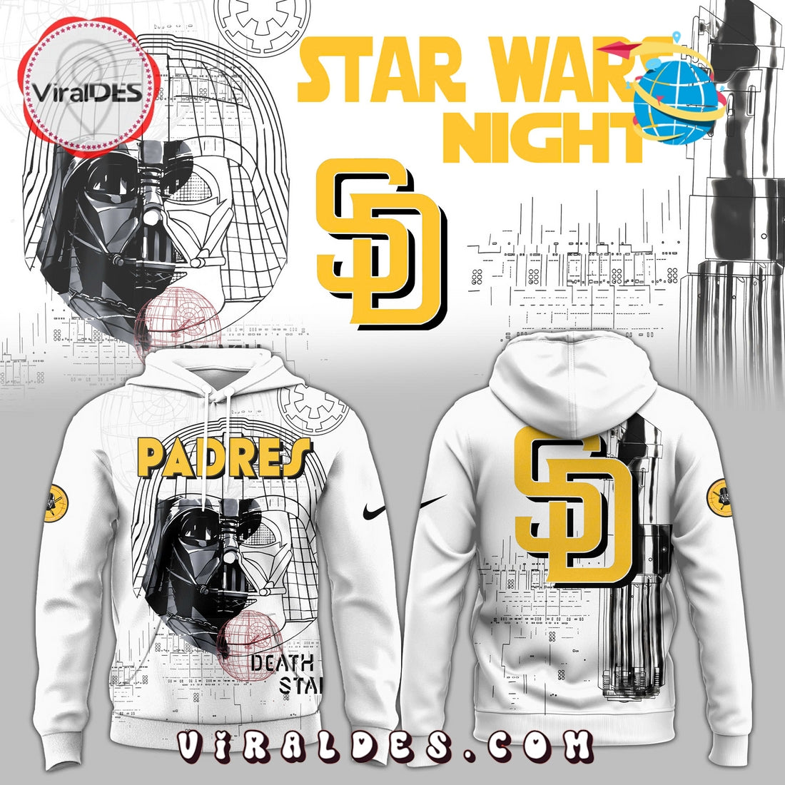 San Diego Padres x Death Wars Hoodie, Long Pants