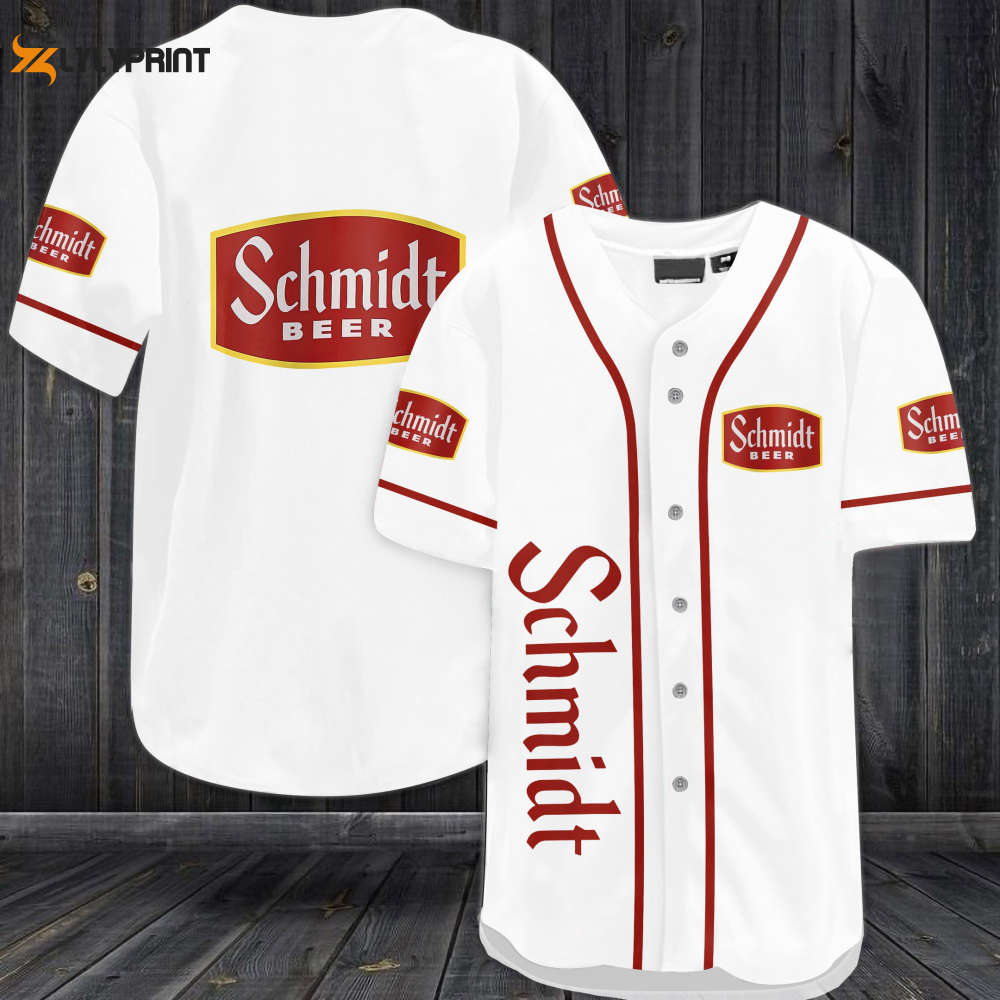 Schmidt Beer Baseball Jersey - Perfect Unisex Gift for Baseball Enthusiasts! - lylyprint.com