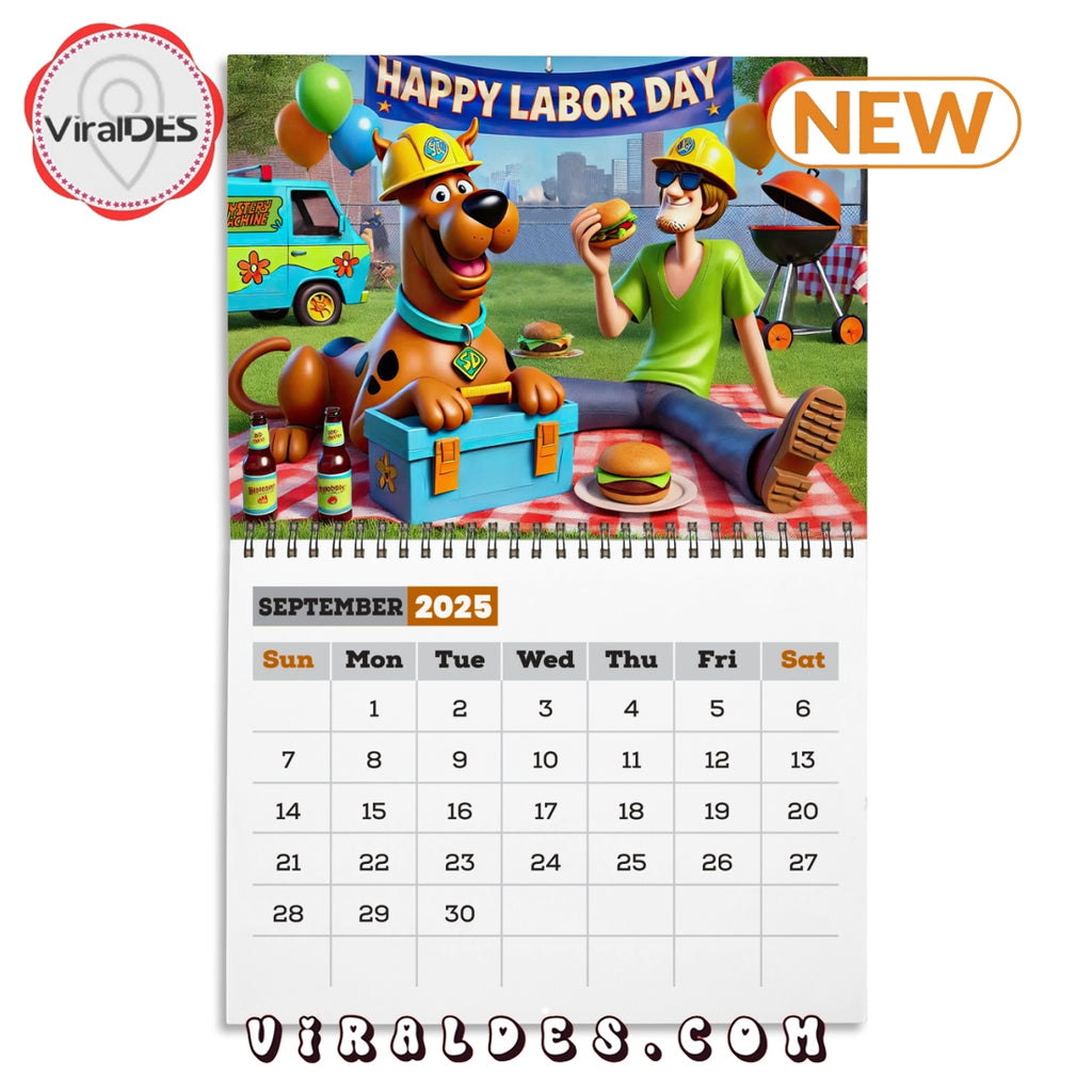 Scooby-Doo 2025 Happy New Year Calendar