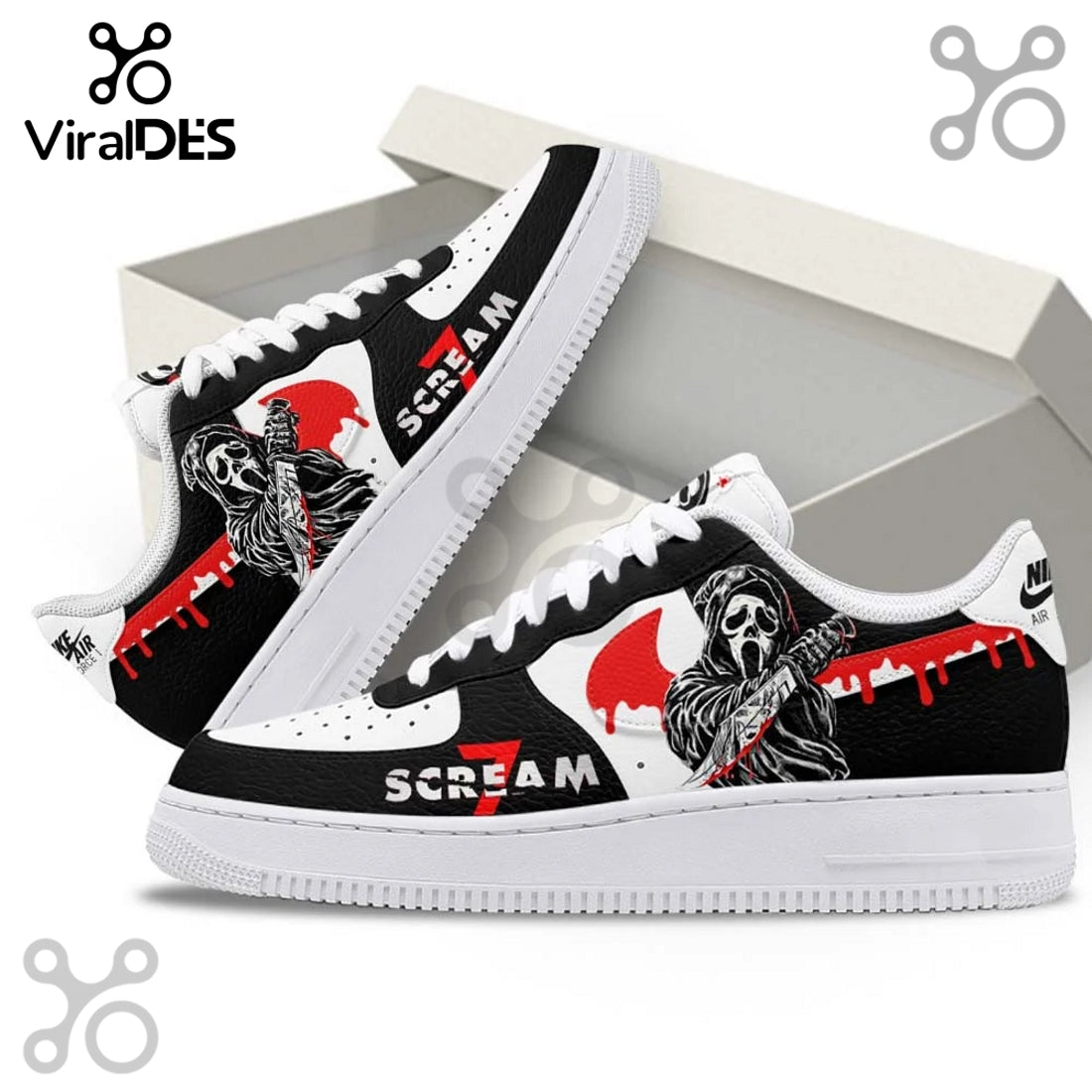 Scream 7 Limited Edition Air Force 1 Sneakers