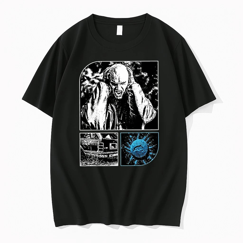 Screaming Man Car And Dolphin Graphic 0 Tshirts Sweater